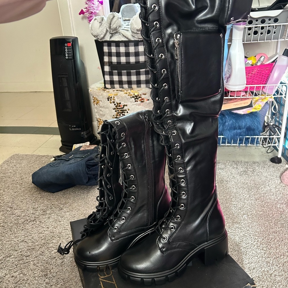 Rand new thigh high boots
